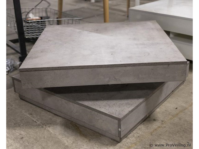 Salontafel betonlook - afbeelding 2 van  2