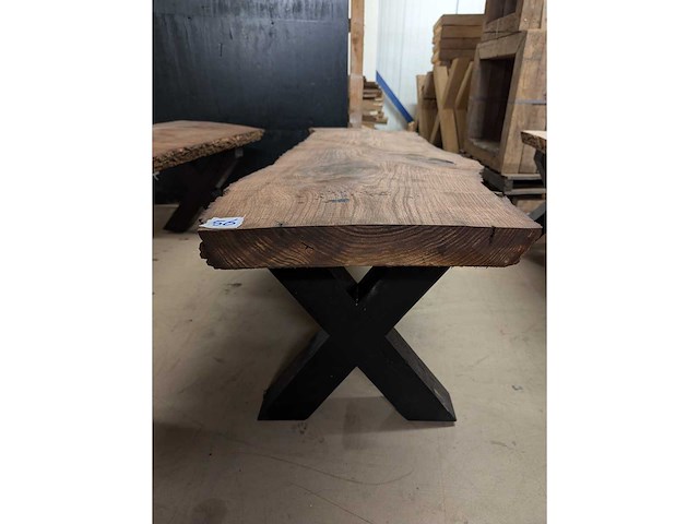 Salontafel boomstam model 120x50cm - afbeelding 2 van  3