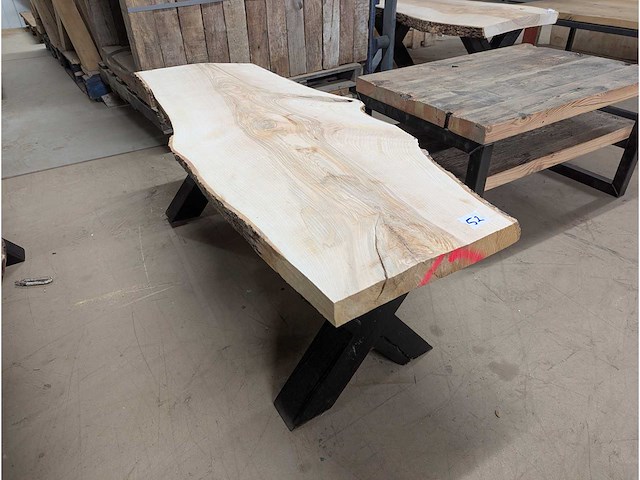 Salontafel boomstam model 140x45cm - afbeelding 1 van  2