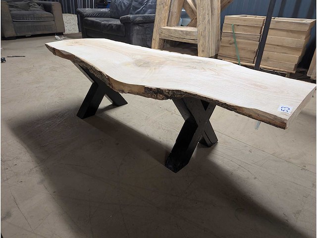 Salontafel boomstam model 150x50cm - afbeelding 1 van  2