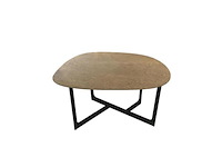 Salontafel, brass antique aluminium & iron - afbeelding 1 van  2