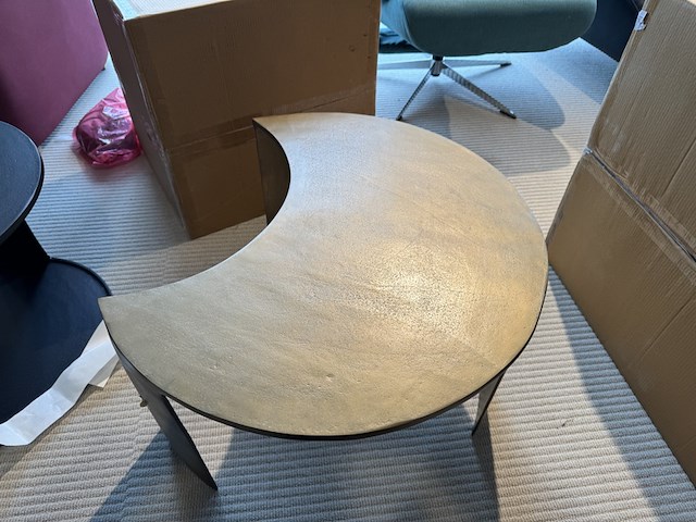 Salontafel, brass antique aluminium - afbeelding 2 van  4