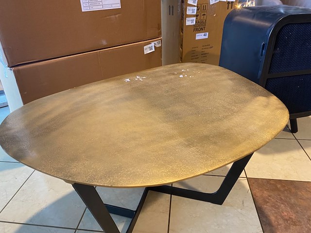 Salontafel, brass antique - afbeelding 4 van  4