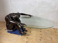 Salontafel brons vrouw