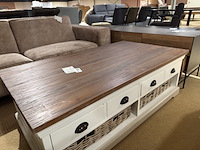 Salontafel, bruin + wit - afbeelding 4 van  5