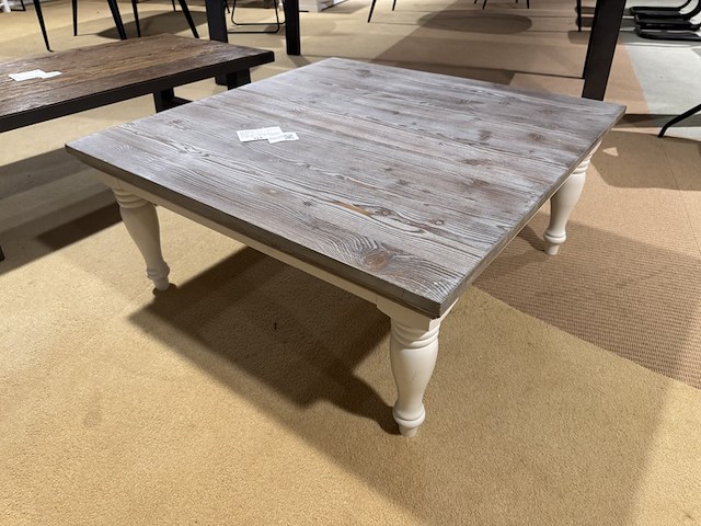 Salontafel, bruin/wit - afbeelding 3 van  4