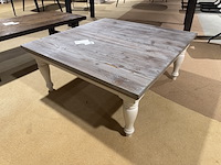 Salontafel, bruin/wit - afbeelding 3 van  4