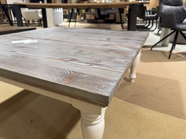 Salontafel, bruin/wit - afbeelding 4 van  4