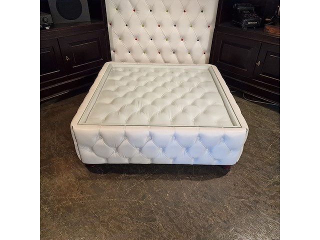 Salontafel chesterfield, caleb, wit - afbeelding 2 van  5