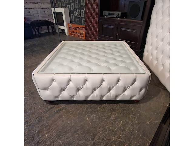 Salontafel chesterfield, caleb, wit - afbeelding 5 van  5