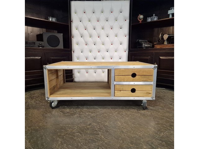 Salontafel chesterfield, chesterfield, beige - afbeelding 1 van  4