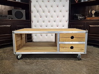Salontafel chesterfield, chesterfield, beige - afbeelding 1 van  4