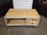 Salontafel chesterfield, chesterfield, beige - afbeelding 2 van  4