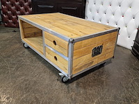 Salontafel chesterfield, chesterfield, beige - afbeelding 3 van  4