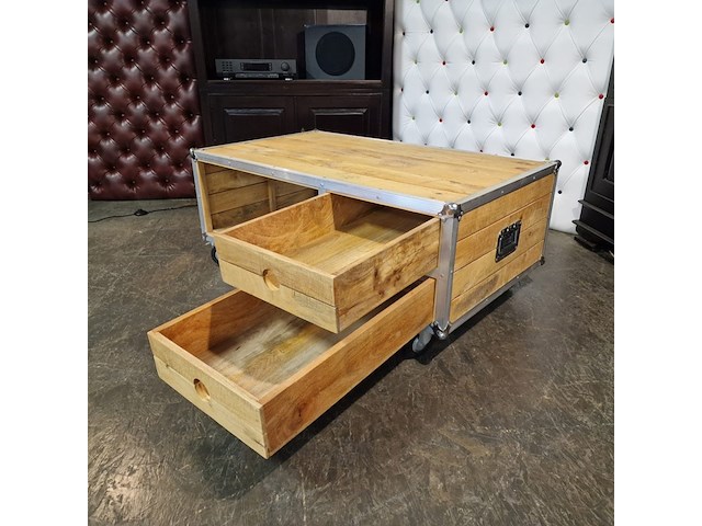 Salontafel chesterfield, chesterfield, beige - afbeelding 4 van  4
