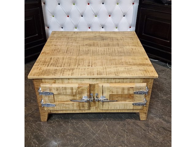 Salontafel chesterfield, chesterfield, beige - afbeelding 2 van  3
