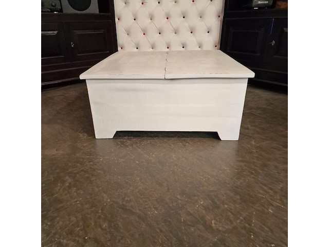 Salontafel chesterfield, chesterfield, wit - afbeelding 2 van  4