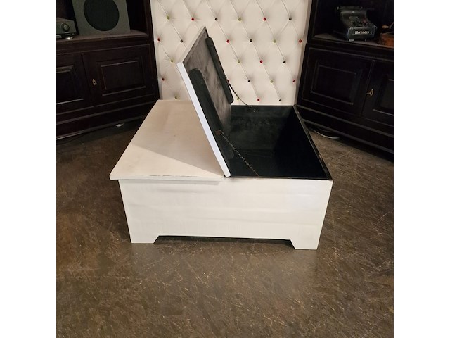 Salontafel chesterfield, chesterfield, wit - afbeelding 3 van  4