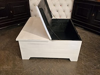 Salontafel chesterfield, chesterfield, wit - afbeelding 3 van  4