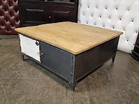 Salontafel chesterfield, chesterfield, zwart - afbeelding 1 van  4