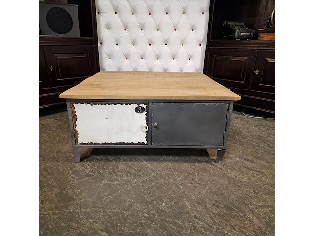 Salontafel chesterfield, chesterfield, zwart - afbeelding 4 van  4