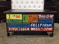 Salontafel chesterfield, chesterfield, zwart - afbeelding 1 van  5