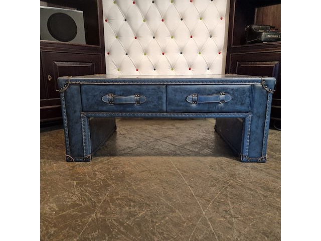Salontafel chesterfield, jack, blauw - afbeelding 1 van  9