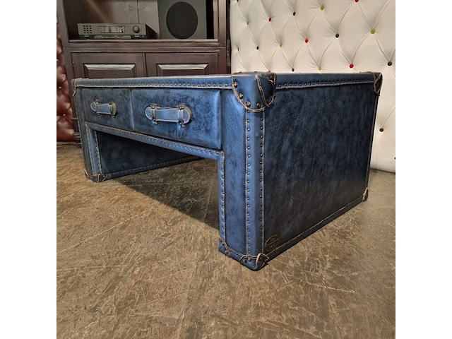 Salontafel chesterfield, jack, blauw - afbeelding 4 van  9