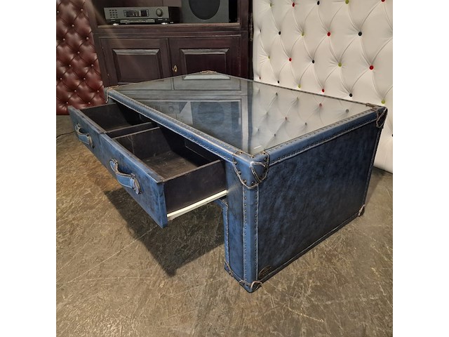 Salontafel chesterfield, jack, blauw - afbeelding 6 van  9