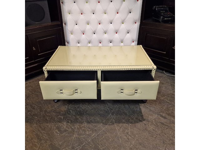 Salontafel chesterfield, jason, creme - afbeelding 1 van  7