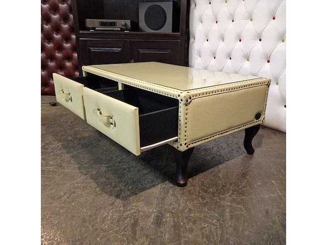 Salontafel chesterfield, jason, creme - afbeelding 5 van  7