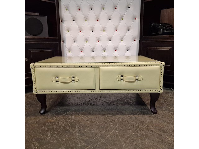 Salontafel chesterfield, jason, creme - afbeelding 6 van  7