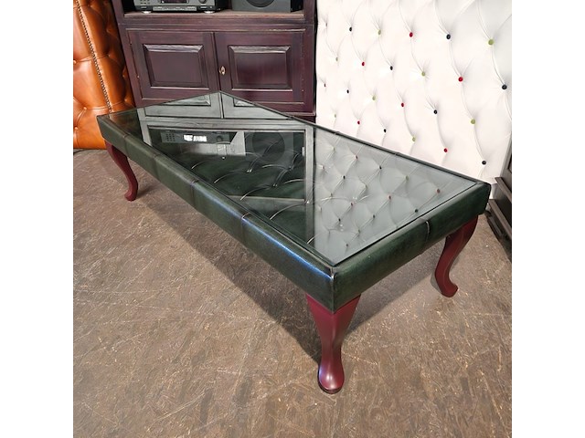 Salontafel chesterfield, leeds, groen - afbeelding 1 van  3