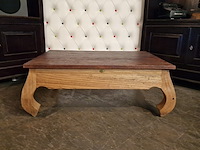 Salontafel chesterfield, sitmeubel, bruin - afbeelding 1 van  3