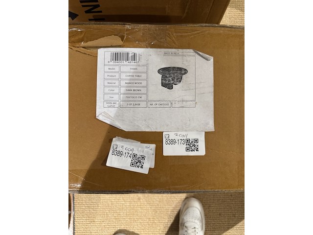 Salontafel, donker bruin - afbeelding 6 van  6