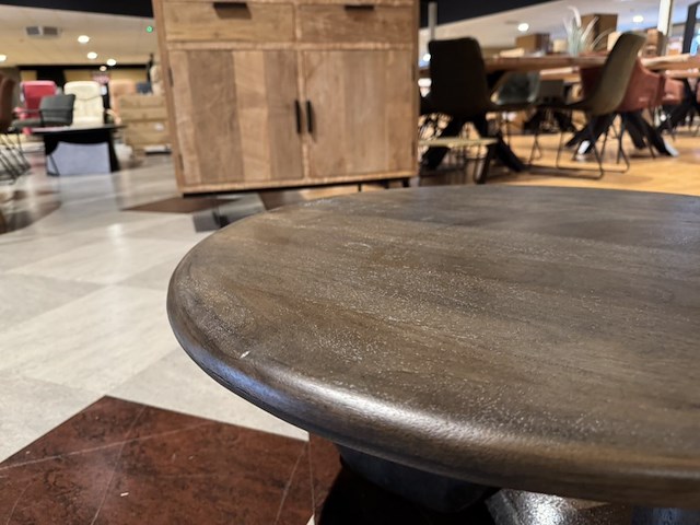 Salontafel, donkerbruin mangohout, design - afbeelding 5 van  6