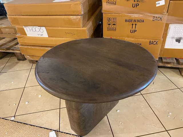 Salontafel, donkerbruin - afbeelding 3 van  4