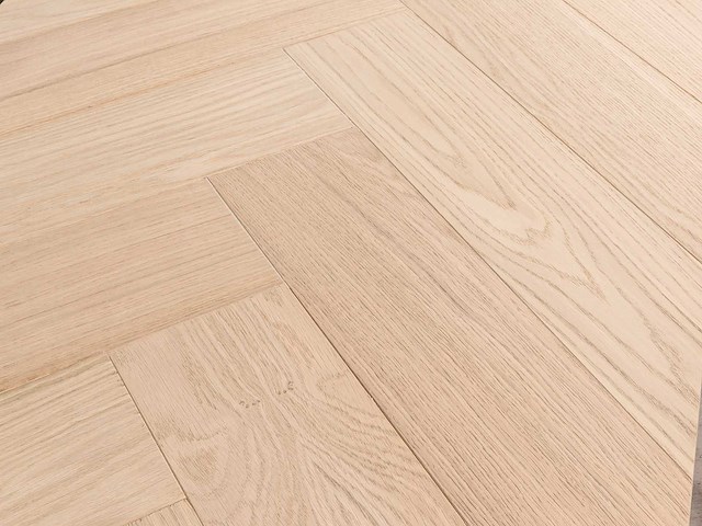 Salontafel eiken visgraat blad 140 x 70 cm - afbeelding 3 van  6