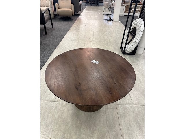 Salontafel eleonora rond en organisch set van 2, mango, japandi stijl - afbeelding 5 van  6