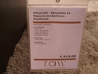 Salontafel ethnicraft, pi, donkerbuin - afbeelding 2 van  8