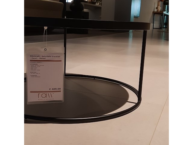 Salontafel ethnicraft, zwart - afbeelding 5 van  5
