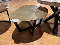 Salontafel, goudkleurig - afbeelding 1 van  4