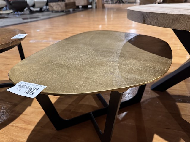 Salontafel, goudkleurig - afbeelding 2 van  4