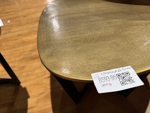 Salontafel, goudkleurig - afbeelding 3 van  4