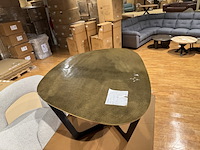 Salontafel, goud/zwart metaal - afbeelding 2 van  3