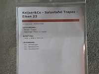 Salontafel keijser&co, trapez, zwart - afbeelding 2 van  8