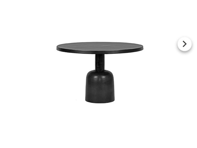 Salontafel label51, wink, zwart - afbeelding 1 van  3