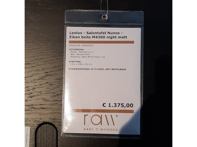 Salontafel leolux, nunos, zwart - afbeelding 2 van  7