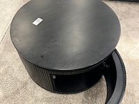 Salontafel london rond, zwart - afbeelding 4 van  5