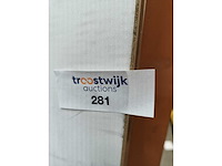 Salontafel mango hout met draadstaal, doorsnee 60 cm - afbeelding 3 van  3